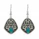 Montana Silversmiths Vintage Turquoise Drops Earrings