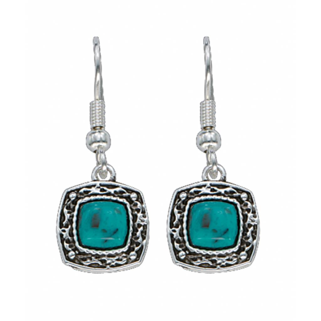 Montana Silversmiths Blue Earth Drop Earrings