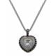 Montana Silversmiths Crystal Heart InofHeart InofHeart Pendant Necklace