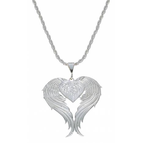 Montana Silversmiths Angel Heart Silver Necklace