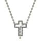 Montana Silversmiths Silver Studded Cross Lariat Necklace