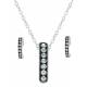 Montana Silversmiths Crystal Shine Hanging Bar Jewelry Set