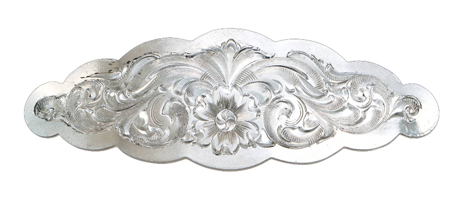 Montana Silversmiths Small Scalloped Montana Silver Barrette