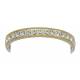Montana Silversmiths Crystal Shine In Gold Bangle Bracelet