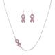 Montana Silversmiths Tough Enough to Wear Pink Ribbon Jewelry Set