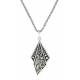 Montana Silversmiths Western Deco Silver Jewel Pendant Necklace