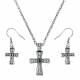 Montana Silversmiths Vintage Charm Horseshoe Cross Jewelry Set