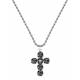 Montana Silversmiths Rose-arie Cross Necklace