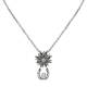 Montana Silversmiths Bitterroot Trail Necklace with  Solitaire Crystal