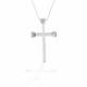 Kelly Herd Horseshoe Nail Cross Necklace - Sterling Silver