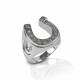 Kelly Herd Men's Horseshoe Ring - Sterling Silver