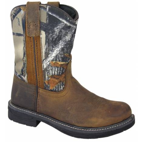Smoky Mountain Kids Buffalo Camo Leather Wellington Boots
