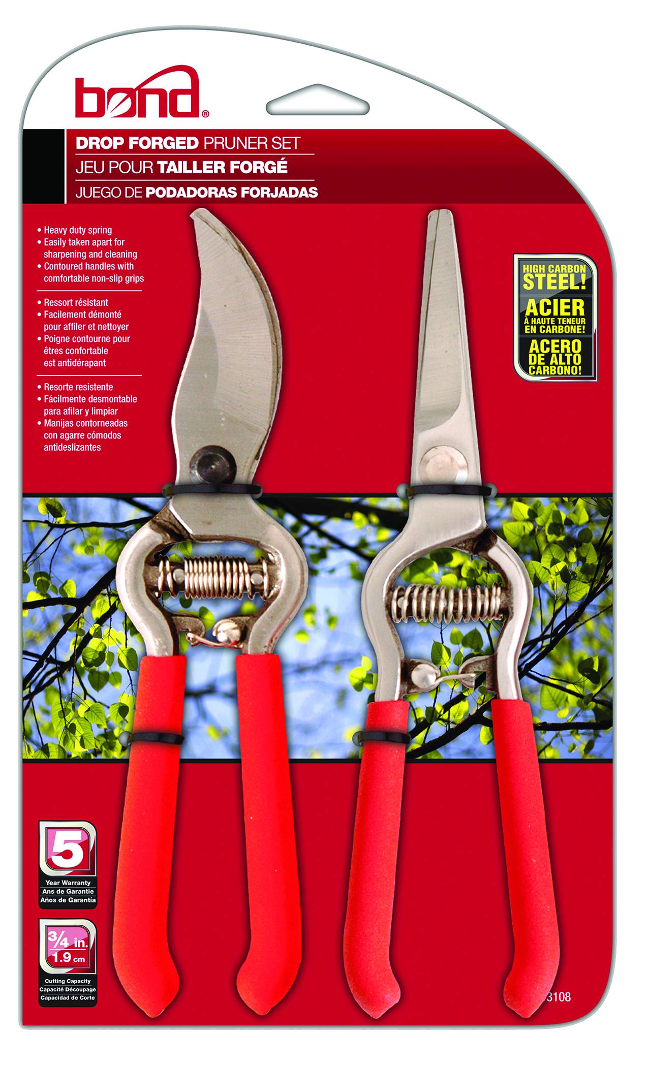 Bond Drop Forged Pruner Set