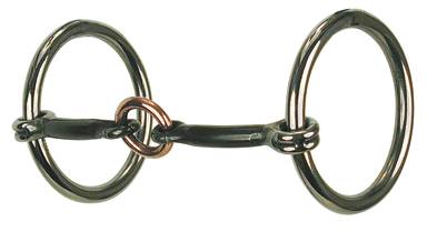 Reinsman Stage A Traditional Loose Ring Copper Roller Snaffle
