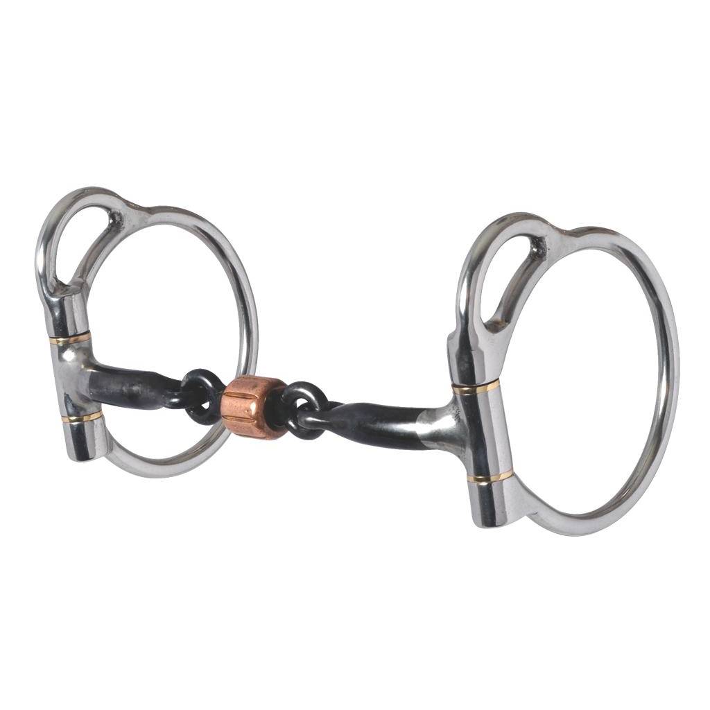 Reinsman Stage A Trail Dee - 7/16" 3-Piece Smooth Sweet Iron Snaffle