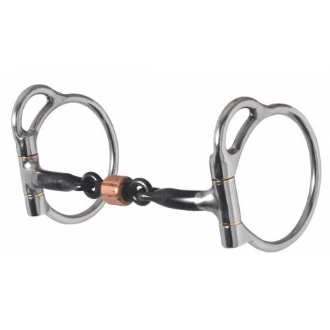 Reinsman Stage A Trail Dee - 7/16" 3-Piece Smooth Sweet Iron Snaffle