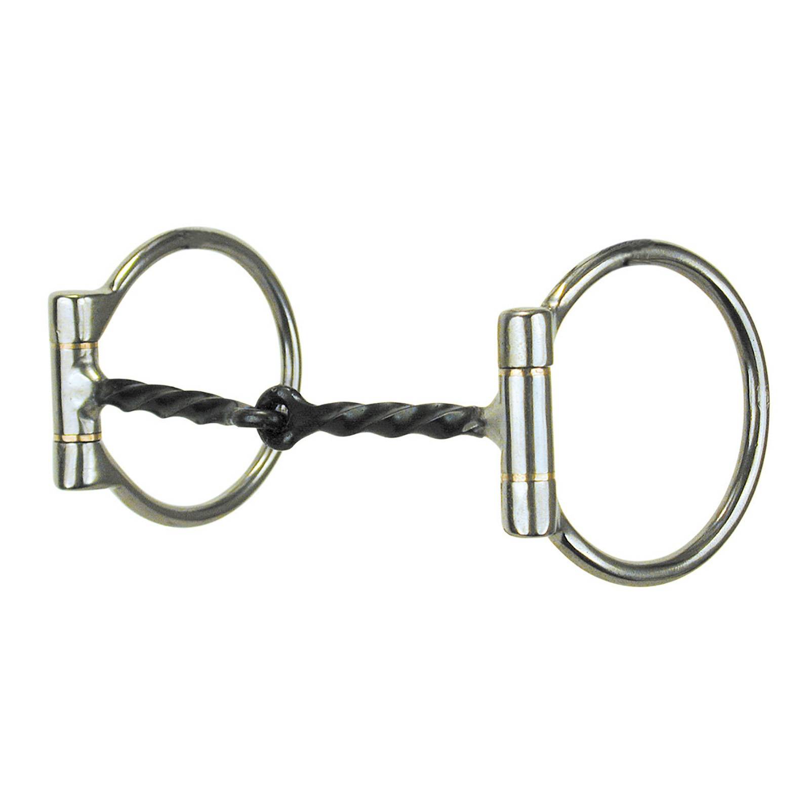 Reinsman Stage E Offset Dee Square Twisted Sweet Iron Snaffle