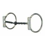 Reinsman Stage E Offset Dee Square Twisted Sweet Iron Snaffle