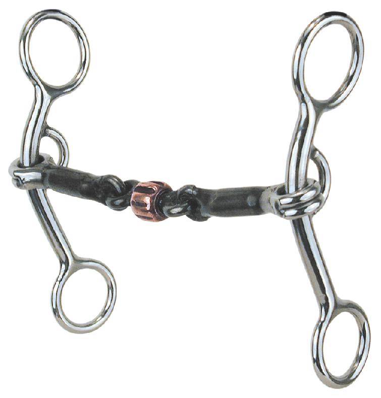 Reinsman Stage B Easy Five Copper Roller Snaffle