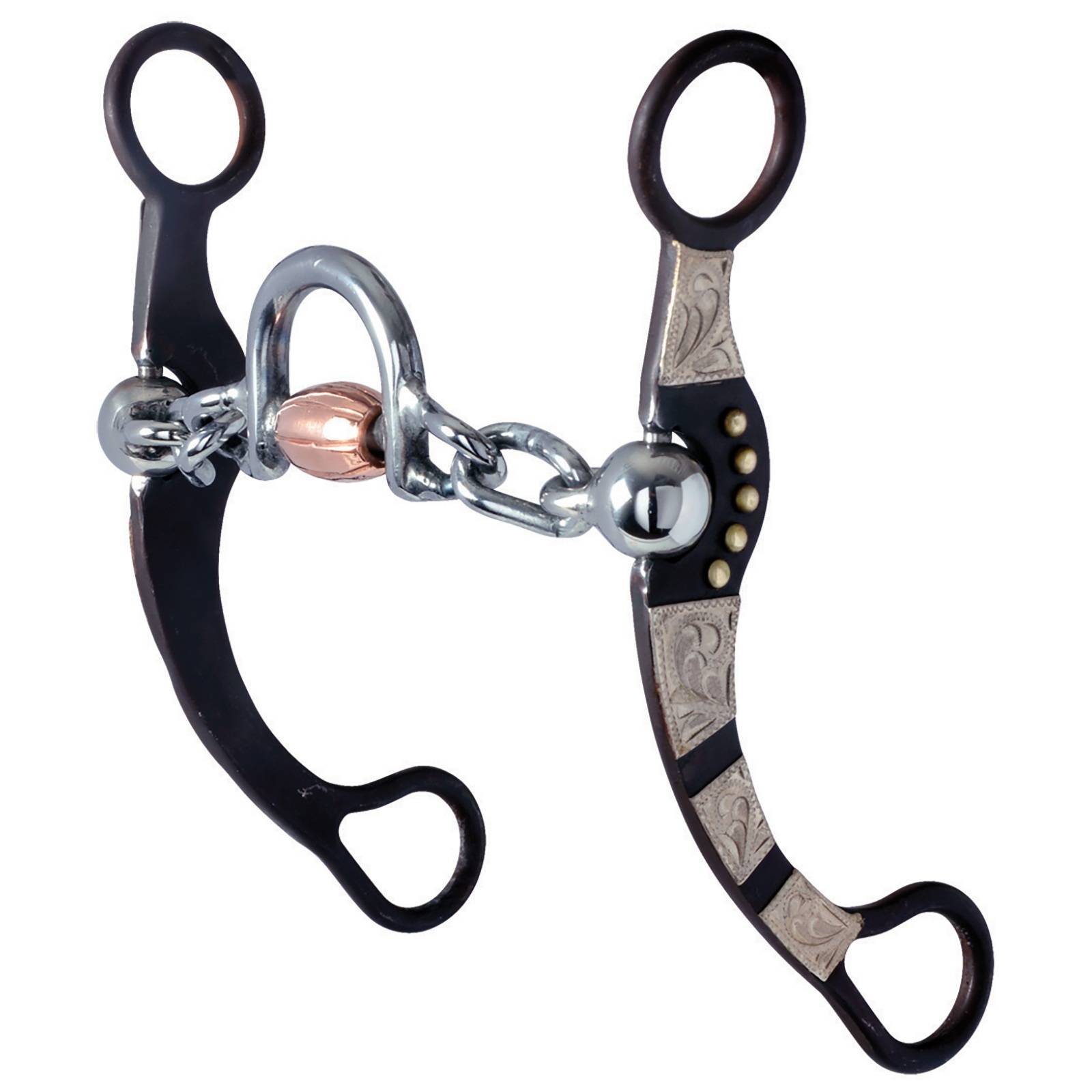 Reinsman Stage C Pro Roper-Ported Chain With  Copper Roller