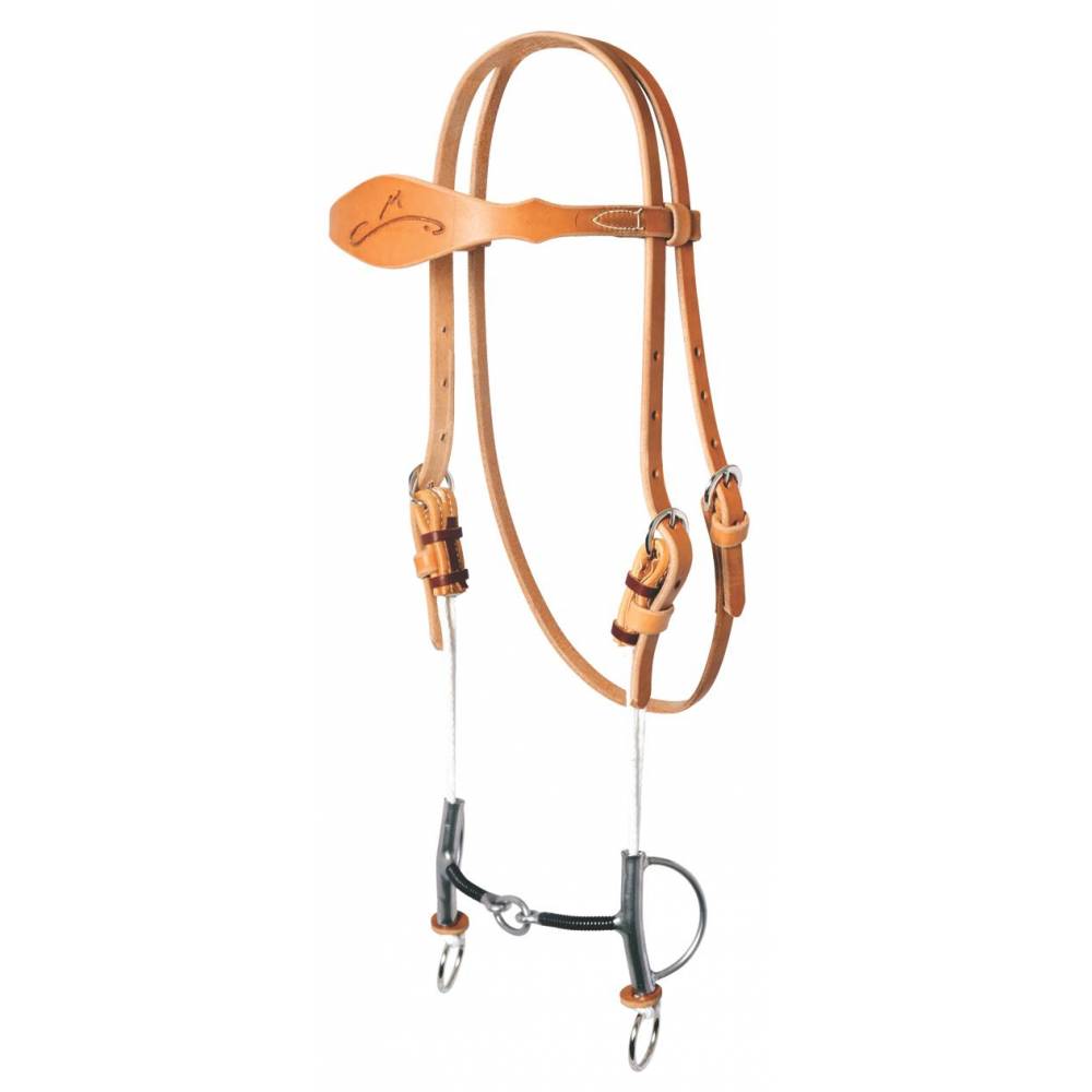 Reinsman Sharon Camarillo Draw Gag Bridle With Signature Iron