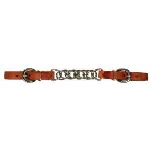 Reinsman Harness Leather Flat Link Strainless Curb Chain