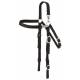 Tough-1 Nylon Mule Headstall With Snap Crown And Brow
