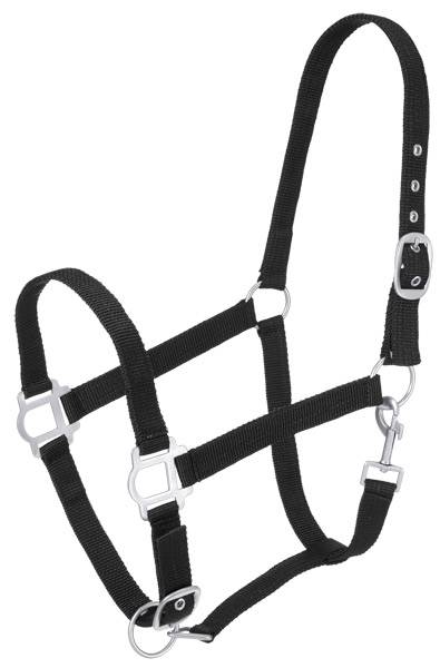 Tough-1 Nylon Halter with Satin Hardware