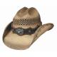 Bullhide Ride 'Em Western Straw Hat