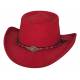 Bullhide Red Hot Western Felt Hat