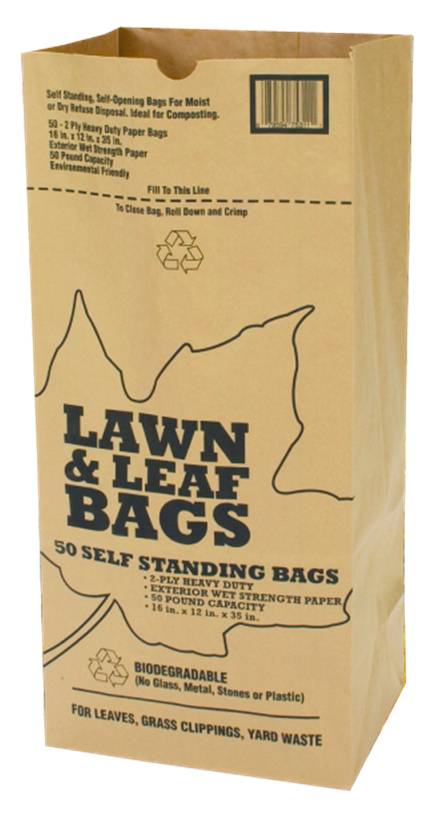 Lawn and Leaf Paper Bag
