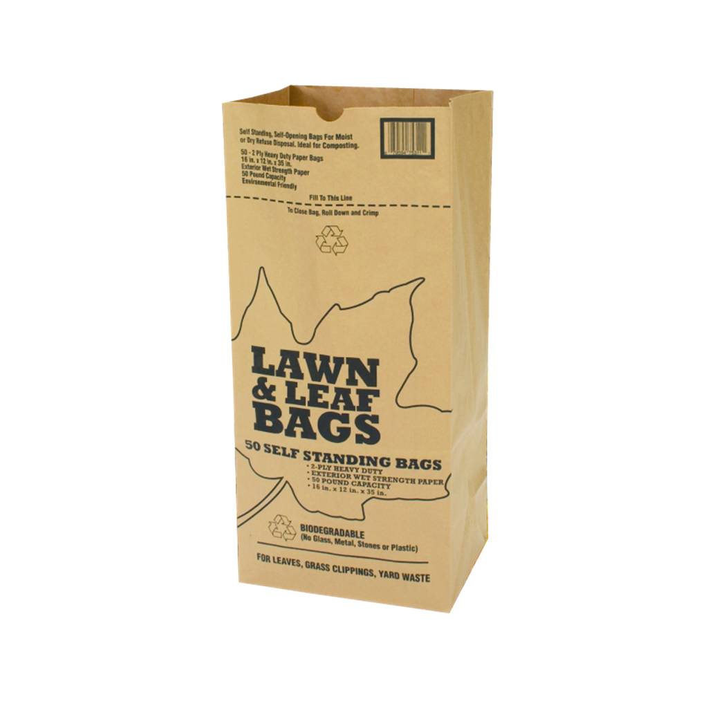 Lawn and Leaf Paper Bag