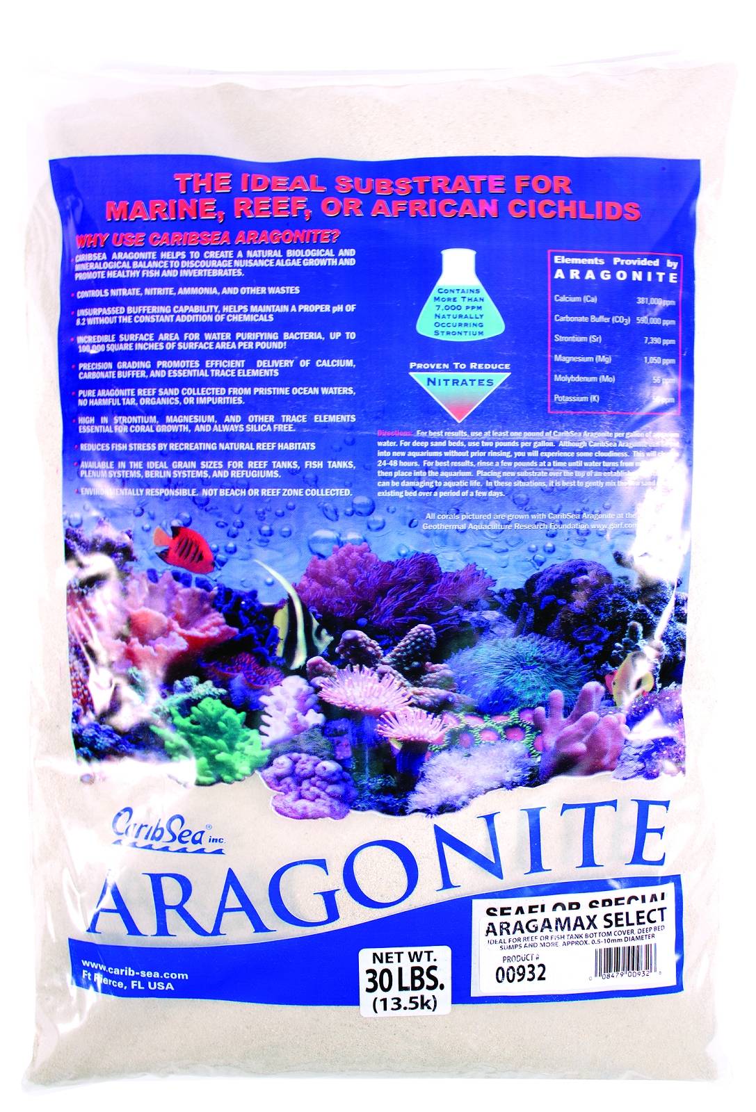 caribsea aragonite oolite sugar sand 30lb