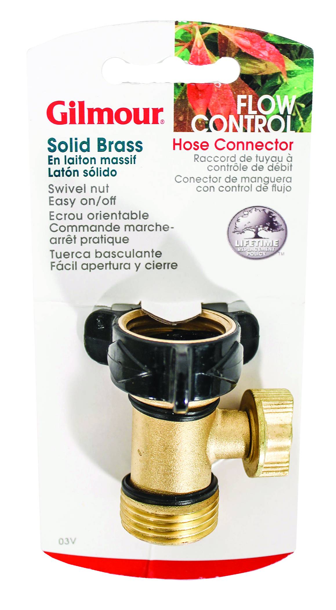 Single Shut Off Valve With Swivel Connector