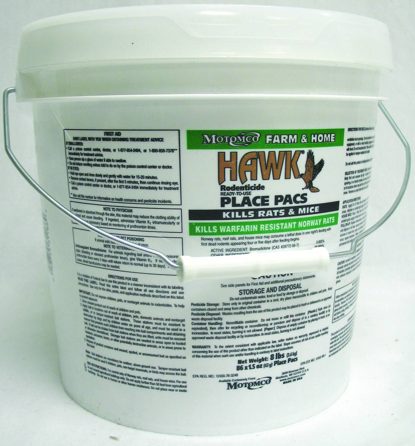 Hawk Pelleted Place Pacs