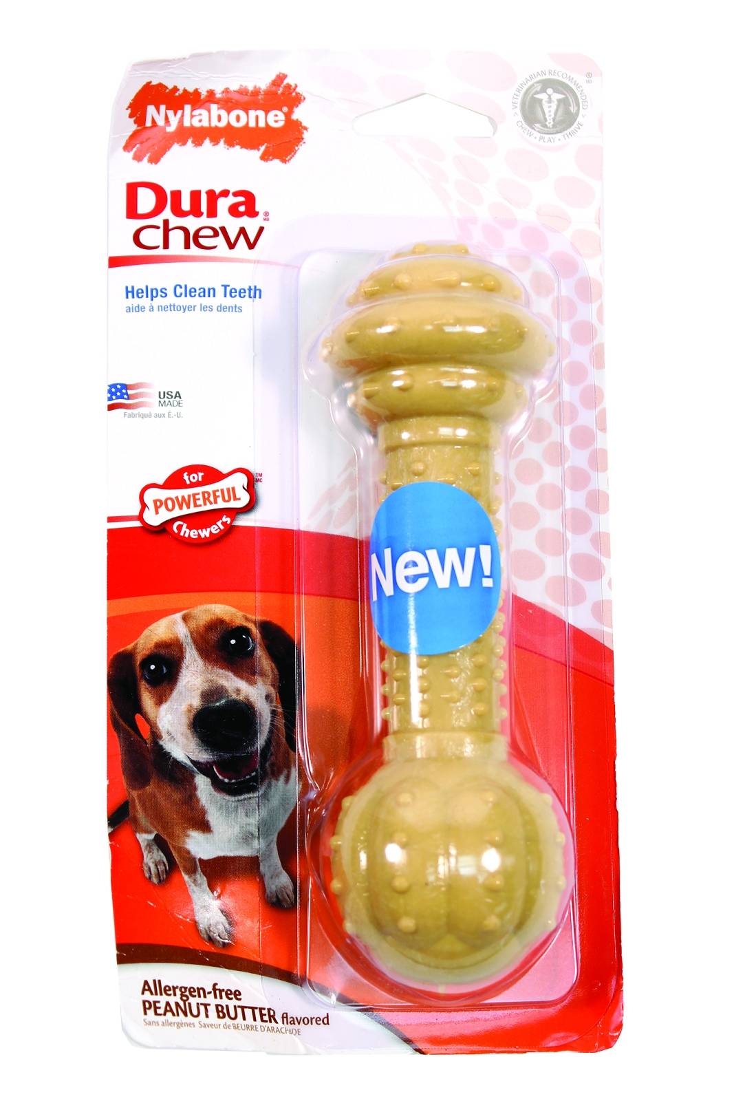 Nylabone Dura Chew Giant Peanut Butter Dog Bone