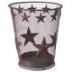 Gift Corral Waste Basket Stars