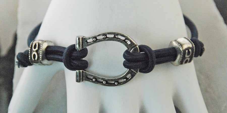Barbary Horse Shoe Bungee Bracelet