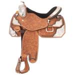 Silver Royal Extreme Show Saddle with  Silver