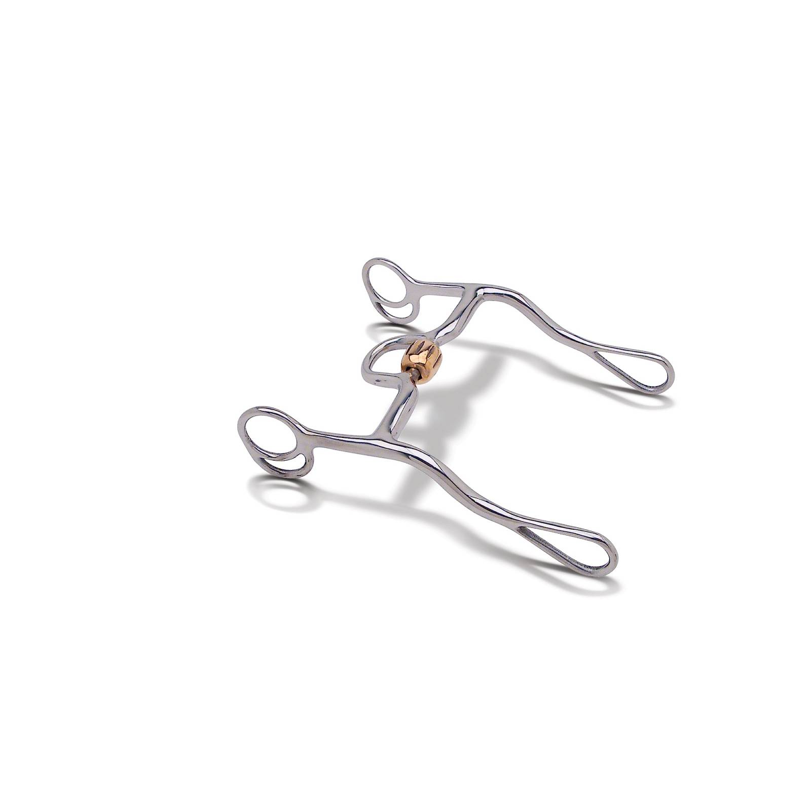 Toklat Stainless Steel Medium Copper Roller Port With  Mouthpiece