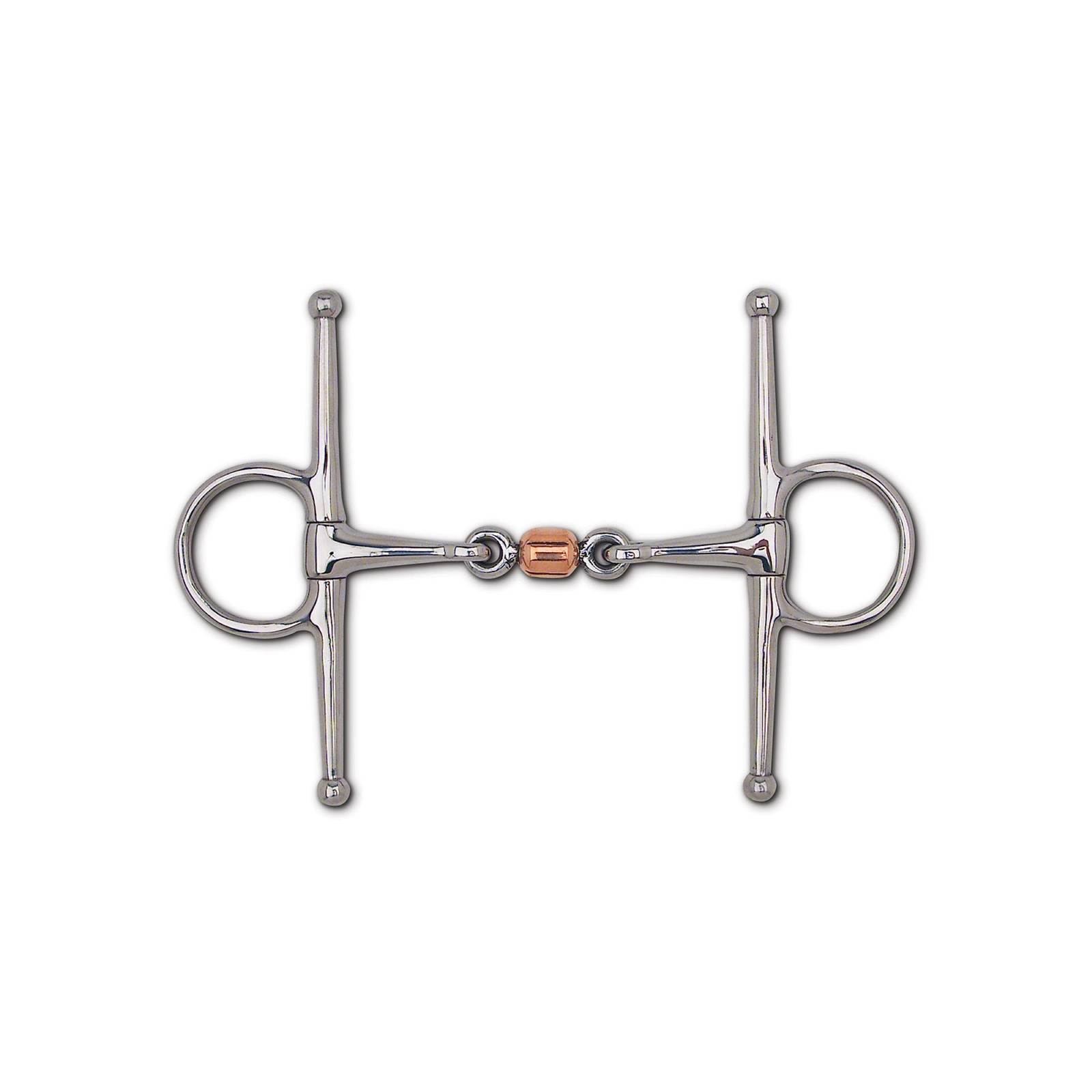Toklat 3-Piece Snaffle With  Copper Roller Full Cheek