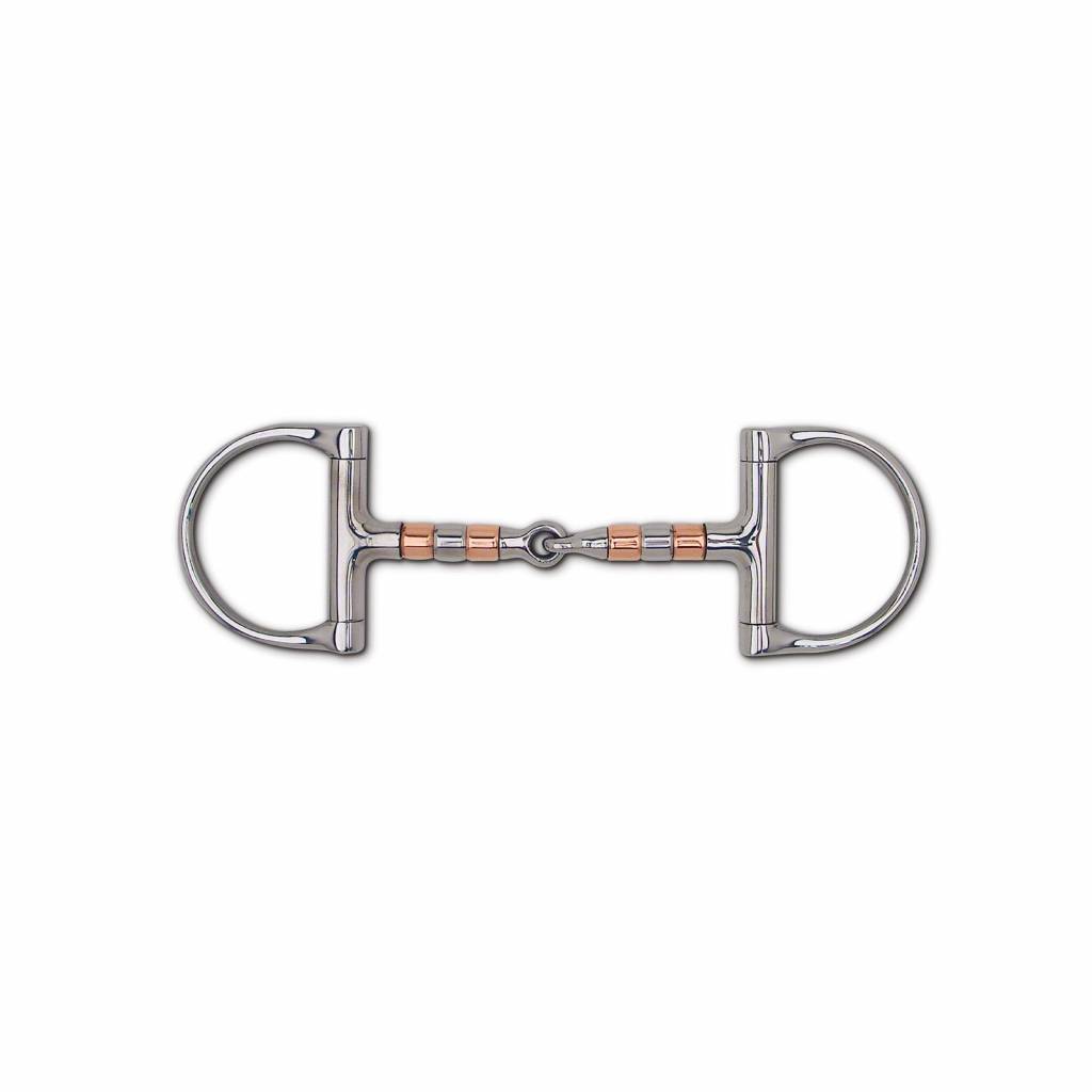 Toklat Roller Snaffle Racing Dee - 3" Rings