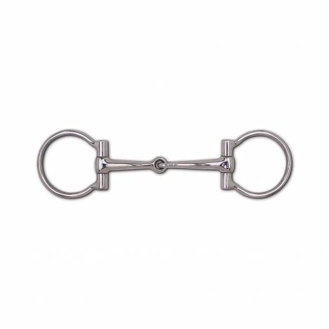 Toklat Snaffle Mouthpiece, Stainless Steel Dee - 3" Rings