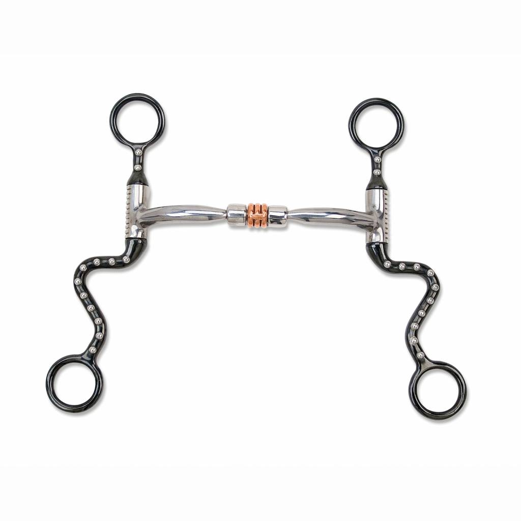 Myler Level 1 Seven Shank Sweet Iron Copper Roller Comfort Snaffle