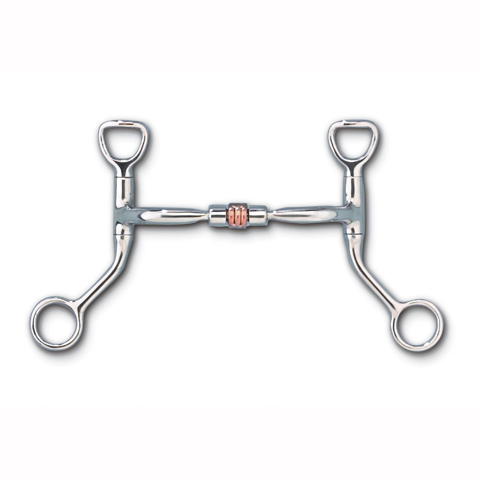 Myler Level 1 Hbt Shank Copper Roller Comfort Snaffle Bit