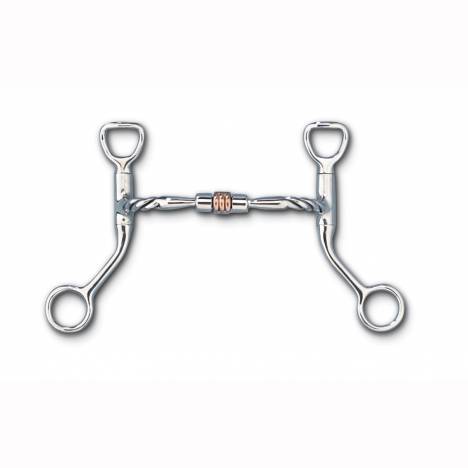 Myler Level 1Hbt Shank Twisted Comfort Copper Roller Snaffle Bit