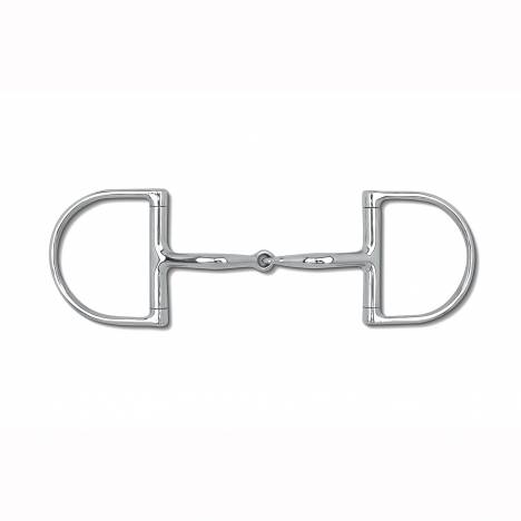 Myler Level 1 English Dee Stainless Steel Snaffle With O Hooks