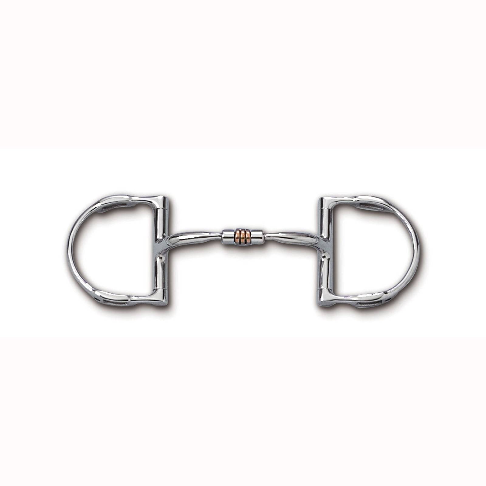 Myler Level 1 English Dee Comfort Snaffle Roller Bit With Hooks