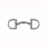 Myler Level 2 English Dee Low Port Comfort Snaffle Bit W/Hooks