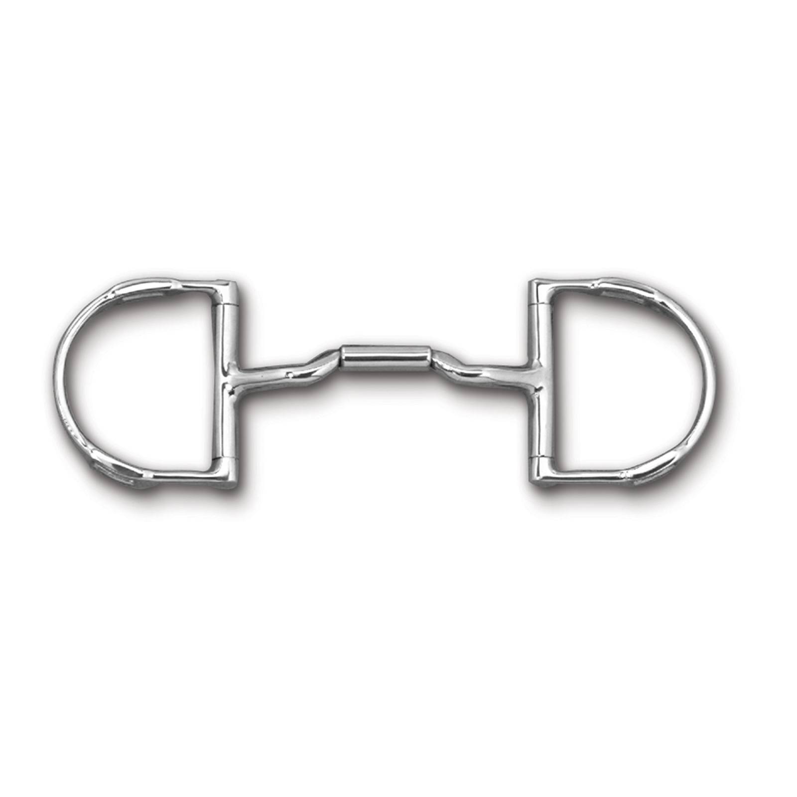 Myler Level 2-3 English Dee Mullen Barrel Low Port Bit With Hooks